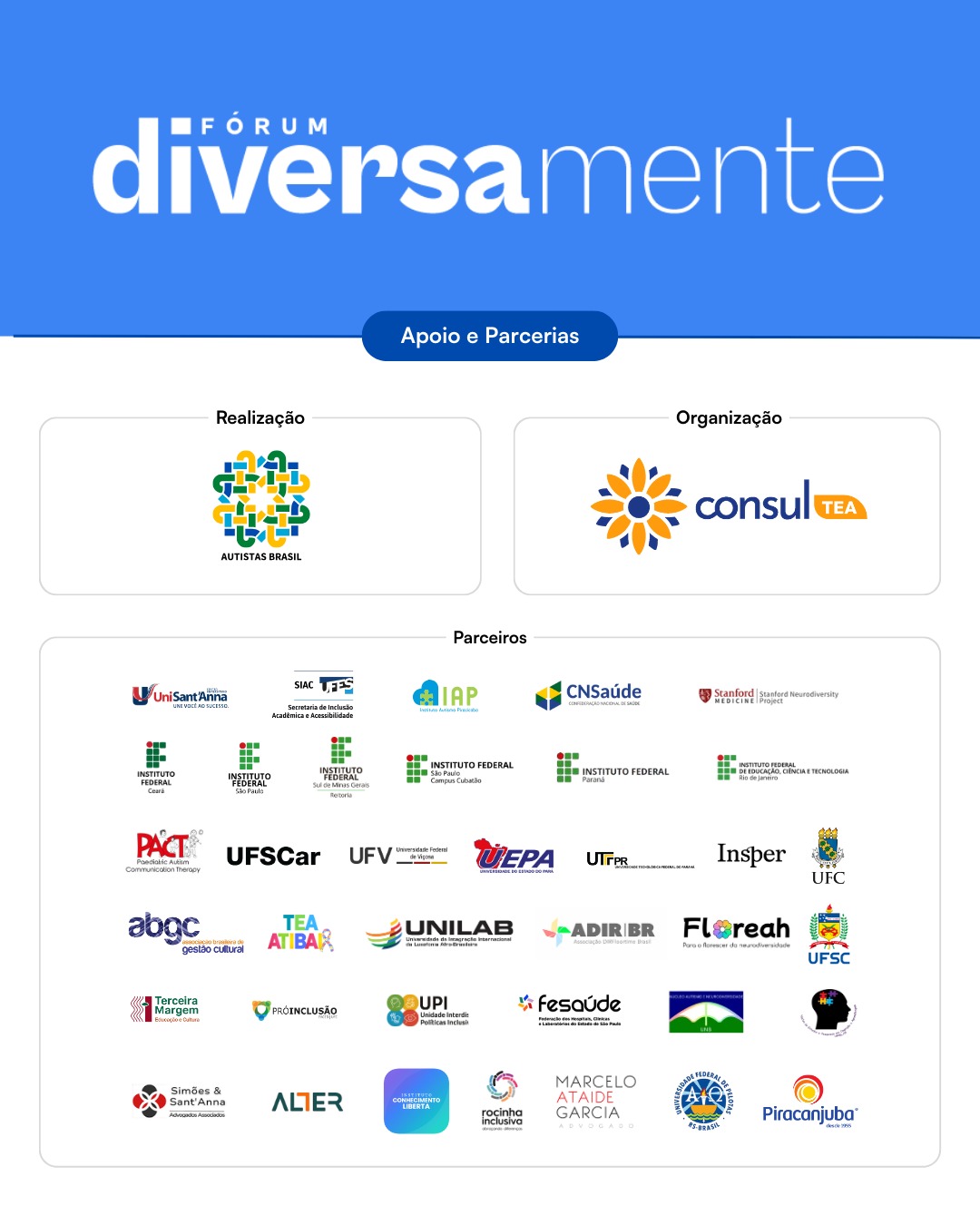 FÓRUM DIVERSAMENTE PARCEIROS