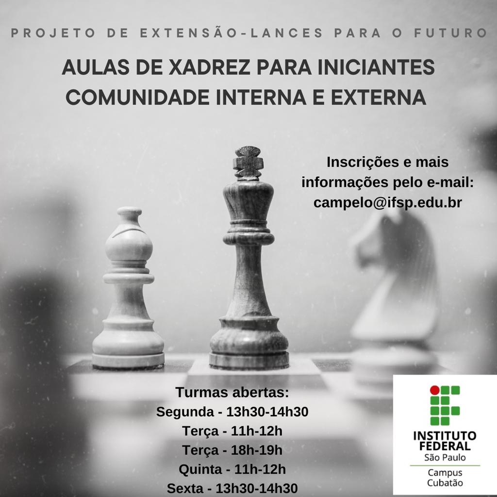 Portal CBT- IFSP - Aulas de xadrez para iniciantes