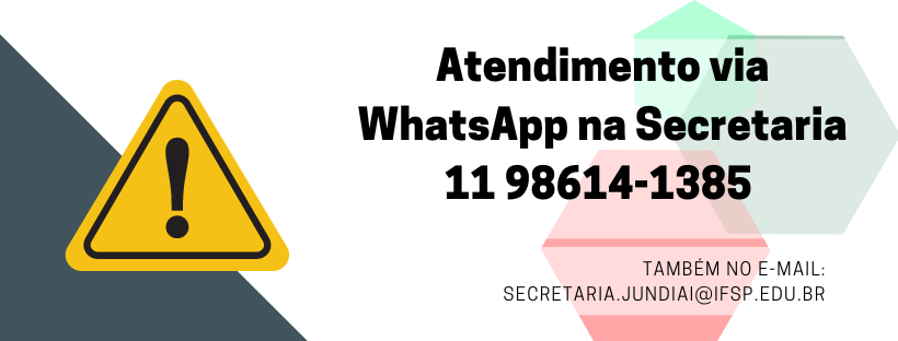 Atendimento via WhatsApp na Secretaria